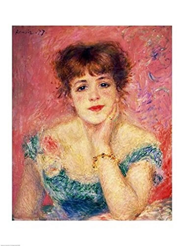 Amazon.com: Portrait of the actress Jeanne Samary 1877